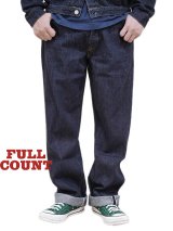 【 FULLCOUNT（フルカウント） 】　【 11.5oz. 】 ワイドストレートジーンズ　[ Wide Denim (Super Smooth) ] [ One Wash ]