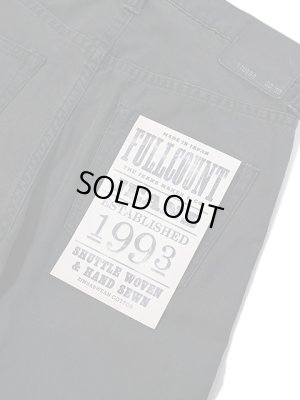 画像10: 【 FULLCOUNT（フルカウント） 】　ブラックドビークロスパンツ　[ Black Dobby Cloth ] [ Fade Black ]