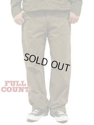 画像1: 【 FULLCOUNT（フルカウント） 】　Old Japanese Twill USN Trousers [ OLIVE ]