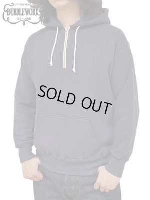 画像9: 【 DUBBLEWORKS（ダブルワークス） 】　吊り編みハーフジップスウェットパーカー　[ Tsuriami Harf Zip Sweat Parka ] [ NAVY ]