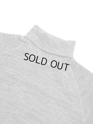 画像3: 【 DUBBLEWORKS（ダブルワークス） 】　吊り編みタートルネックスウェット　[ Tsuriami Turtle Neck Sweat ] [ H.CHARCOAL ]