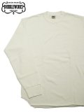 【 DUBBLEWORKS（ダブルワークス） 】　ヘヴィウエイト長袖Tシャツ [ Heavy Weight Long Sleeve Tee ] [ OFF WHITE ] 【 メール便可 】