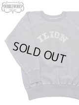 【 DUBBLEWORKS（ダブルワークス） 】　ピグメントプリントスウェット　[ FADED SWEAT SHIRTS ] [ ILION ] [ PD.NAVY ]
