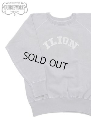 画像1: 【 DUBBLEWORKS（ダブルワークス） 】　ピグメントプリントスウェット　[ FADED SWEAT SHIRTS ] [ ILION ] [ PD.NAVY ]