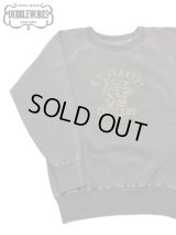 【 DUBBLEWORKS（ダブルワークス） 】　ピグメントプリントスウェット　[ FADED SWEAT SHIRTS ] [ COUGARS ] [ PD.SUMIKURO ]