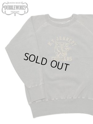 画像1: 【 DUBBLEWORKS（ダブルワークス） 】　ピグメントプリントスウェット　[ FADED SWEAT SHIRTS ] [ COUGARS ] [ PD.SUMIKURO ]