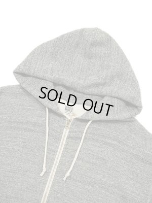 画像3: 【 DUBBLEWORKS（ダブルワークス） 】　吊り編みフルジップスウェットパーカー　[ Tsuriami Zip-Up Sweat Parka ] [ H.CHARCOAL ]