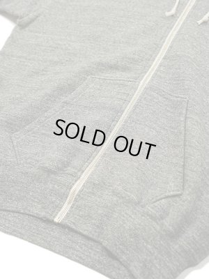 画像4: 【 DUBBLEWORKS（ダブルワークス） 】　吊り編みフルジップスウェットパーカー　[ Tsuriami Zip-Up Sweat Parka ] [ H.CHARCOAL ]