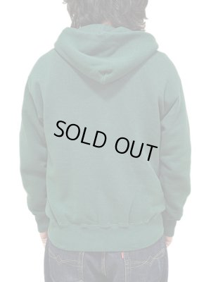 画像8: 【 DUBBLEWORKS（ダブルワークス） 】　吊り編みフルジップスウェットパーカー　[ Tsuriami Zip-Up Sweat Parka ] [ GREEN ]