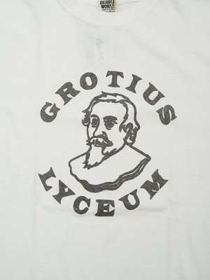 画像4: 【 DUBBLEWORKS（ダブルワークス） 】　プリントTシャツ [ Printed Tee ] [ GROTIUS ] [ OFF WHITE ] 【 メール便可 】