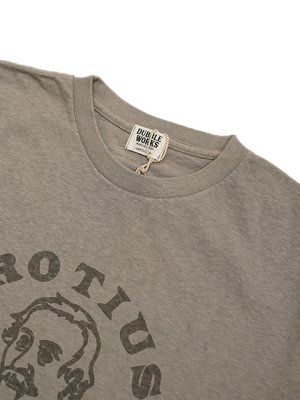 画像3: 【 DUBBLEWORKS（ダブルワークス） 】　プリントTシャツ [ Printed Tee ] [ GROTIUS ] [ GRAY ] 【 メール便可 】