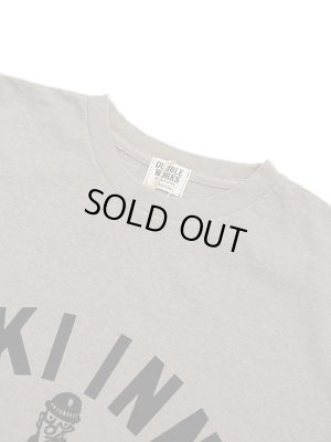画像3: 【 DUBBLEWORKS（ダブルワークス） 】　プリントTシャツ [ Printed Tee ] [ SKIINN ] [ GRAY ] 【 メール便可 】