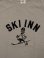 画像4: 【 DUBBLEWORKS（ダブルワークス） 】　プリントTシャツ [ Printed Tee ] [ SKIINN ] [ GRAY ] 【 メール便可 】