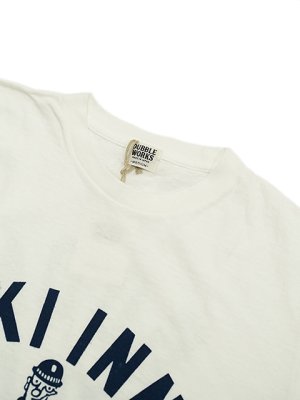 画像3: 【 DUBBLEWORKS（ダブルワークス） 】　プリントTシャツ [ Printed Tee ] [ SKIINN ] [ OFF WHITE ] 【 メール便可 】