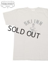 【 DUBBLEWORKS（ダブルワークス） 】　プリントTシャツ [ Printed Tee ] [ SKIINN ] [ GRAY ] 【 メール便可 】