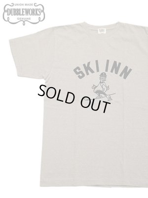 画像1: 【 DUBBLEWORKS（ダブルワークス） 】　プリントTシャツ [ Printed Tee ] [ SKIINN ] [ GRAY ] 【 メール便可 】