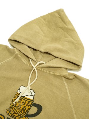画像3: 【 DUBBLEWORKS（ダブルワークス） 】　ピグメントプリントスウェットパーカー　[ FADED SWEAT HOODIE ] [ BEER ] [ PD.DARK BEIGE ]