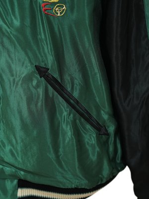 画像14: 【 TAILOR TOYO(テーラー東洋） 】 別珍 × アセテートスカジャン [ Velveteen ( Two-tone ) Souvenir Jacket ] [ TIGER HEAD × GOLD DRAGON ]