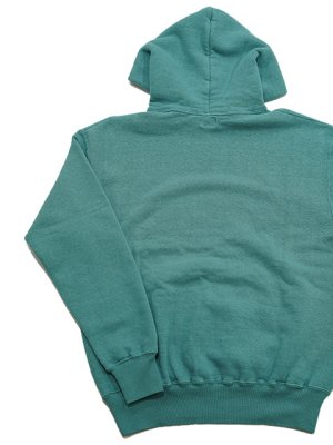 画像2: 【 DUBBLEWORKS（ダブルワークス） 】　吊り編みスウェットパーカー　[ Tsuriami Sweat Parka ] [ TURQUOIS ]