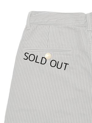 画像7: 【 STUDIO D'ARTISAN（ステュディオダルチザン） 】　レイルロードヒッコリーショーツ　[ Gray Hickory ]