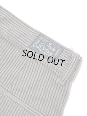 画像10: 【 STUDIO D'ARTISAN（ステュディオダルチザン） 】　レイルロードヒッコリーショーツ　[ Gray Hickory ]