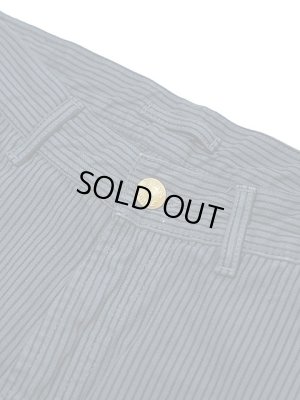 画像3: 【 STUDIO D'ARTISAN（ステュディオダルチザン） 】　レイルロードヒッコリーショーツ　[ Navy Hickory ]