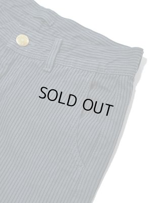 画像4: 【 STUDIO D'ARTISAN（ステュディオダルチザン） 】　レイルロードヒッコリーショーツ　[ Navy Hickory ]