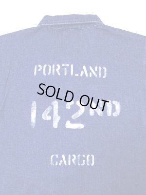 画像6: 【 Pherrow's（フェローズ） 】　ミリタリーシャツジャケット [ ANGB ] [ 10oz.ネップデニム ]