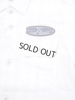 画像4: 【 Pherrow's（フェローズ） 】　半袖オープンカラーカスタムワークシャツ　[ ROY SURF BOARDS ]