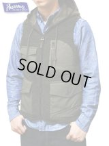 【 Pherrow's（フェローズ） 】　ボアフリース パーカーベスト　[ Boa Fleece Parka Vest ]