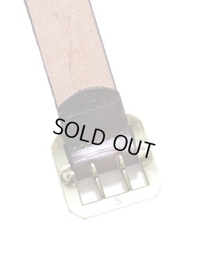 画像4: 【 Pherrow's（フェローズ） 】　UKサドルレザーダブルピンベルト　[ DOUBLE PIN BELT ]　[ BROWN ]