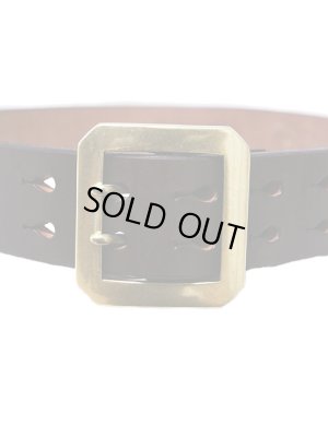 画像2: 【 Pherrow's（フェローズ） 】　UKサドルレザーダブルピンベルト　[ DOUBLE PIN BELT ]　[ BROWN ]