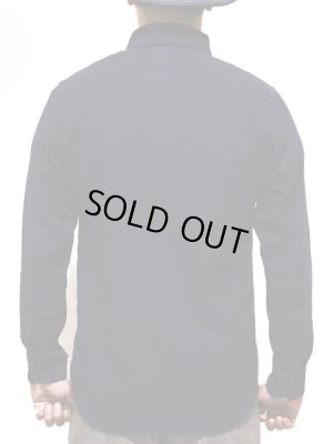 画像2: 【 Pherrow's（フェローズ） 】　ラウンドカラーワークシャツ　[NAVY]