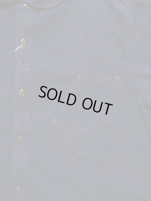 画像6: 【 Pherrow's（フェローズ） 】　ラウンドカラーワークシャツ　[NAVY]