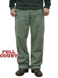 【 FULLCOUNT（フルカウント） 】　ユーティリティートラウザー　[ Utility Trousers Fade ] [ OLIVE ] [ 24SS:Limited Collection ]