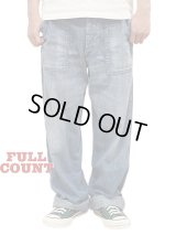 【 FULLCOUNT（フルカウント） 】　デニムユーティリティートラウザー　[ Denim Utility Trousers Fade ] [ INDIGO ] [ 24SS:Limited Collection ]