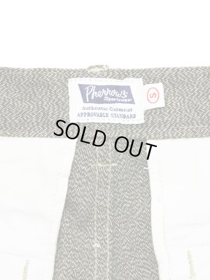 画像10: 【 Pherrow's（フェローズ） 】　撚り杢ツイルワークショーツ　[ OLIVE ]