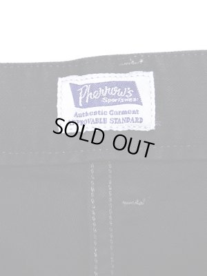 画像10: 【 Pherrow's（フェローズ） 】　コットンバックサテンベイカーショーツ　[ BLACK ]