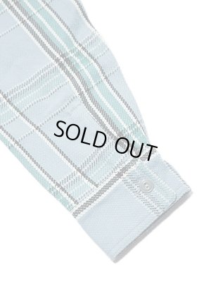 画像5: 【 Pherrow's（フェローズ） 】　ヘビーウェイトフランネルチェックシャツ　[ サックス ]