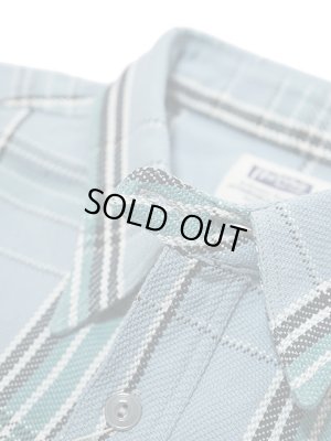 画像6: 【 Pherrow's（フェローズ） 】　ヘビーウェイトフランネルチェックシャツ　[ サックス ]