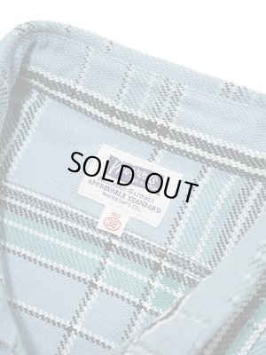 画像9: 【 Pherrow's（フェローズ） 】　ヘビーウェイトフランネルチェックシャツ　[ サックス ]