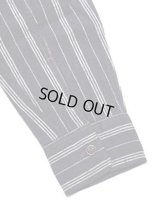 画像6: 【 Pherrow's（フェローズ） 】　ラウンドカラーワークシャツ　[ Round Collar  Work Shirts ]　[ BLACK STRIPE ]