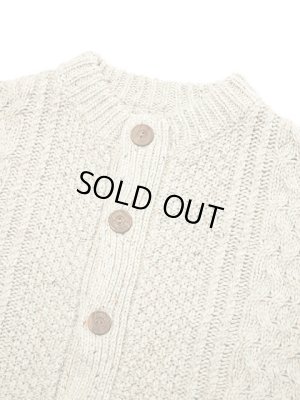 画像3: 【 Pherrow's（フェローズ） 】 ローゲージニットカーディガン　[ NATURAL ]