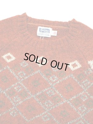 画像5: 【 Pherrow's（フェローズ） 】　◇柄ジャガードニットセーター　[ Jacquard Knit Sweater ]　[ ORANGE ]