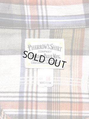 画像10: 【 Pherrow's（フェローズ） 】　ダブルガーゼワークシャツ　[ Double Gauze  Work Shirts ]