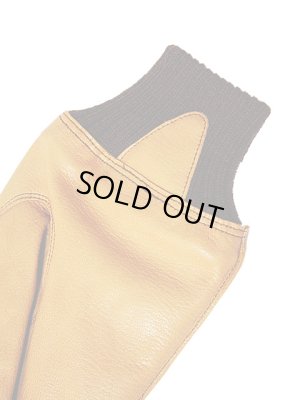 画像3: 【 BUZZ RICKSON'S（バズリクソンズ） 】 レザーグローブ [ A-10 LEATHER GLOVE ] [ C/BROWN BROWN RIB ] 再入荷！