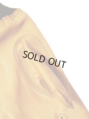 画像4: 【 BUZZ RICKSON'S（バズリクソンズ） 】 レザーグローブ [ A-10 LEATHER GLOVE ] [ C/BROWN BROWN RIB ] 再入荷！