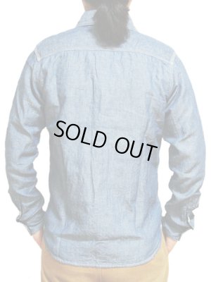 画像2: 【 UES（ウエス） 】 インディゴシャンブレーワークシャツ [ Work Shirts ] [ Indigo ]