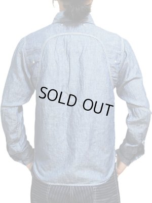 画像2: 【 Pherrow's（フェローズ） 】 シャンブレーワークシャツ [ BLUE CHAMBRAY ]