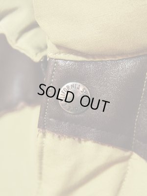 画像5: 【 SUGAR CANE（シュガーケン） 】 コットンナイロンレザーヨークダウンベスト [ COTTON/NYLON LEATHER YOKE DOWN VEST ] 再入荷！